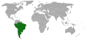 Range of Adenanthera colubrina