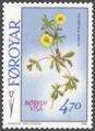 Common Tormentil (on Faroese stamp