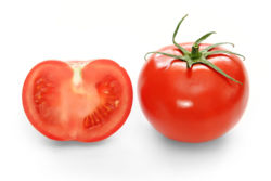 A Greenhouse Produced Tomato